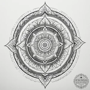 Tattoo design an open spellbook with glowing... - эскиз тату (№1754678363_0, 08.08.2025 18:39) — tattoo-photo.ru