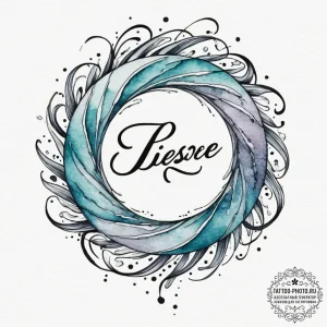 Tattoo design "i believe" text for pisces, wi... - эскиз тату (№1754685812_0, 08.08.2025 20:43) — tattoo-photo.ru
