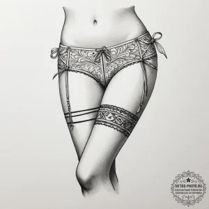 Garter - эскиз тату (№1754691446_0, 08.08.2025 22:17) — tattoo-photo.ru
