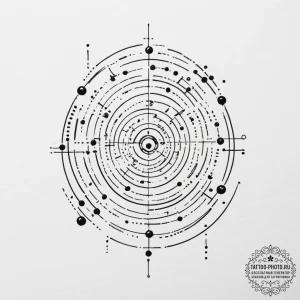 Morse code, ink illustration for tattoo, blac... - эскиз тату (№1754692845_0, 08.08.2025 22:40) — tattoo-photo.ru