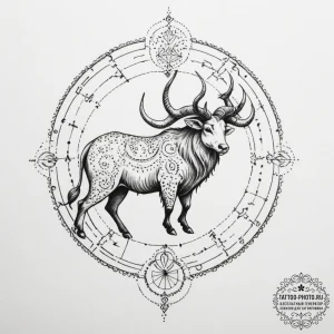 Tattoo design a dotwork pattern that subtly f... - эскиз тату (№1754701117_0, 09.08.2025 00:58) — tattoo-photo.ru