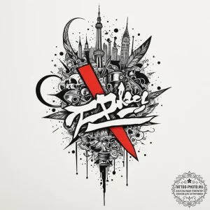 Tattoo sketch a word or phrase forming a subt... - эскиз тату (№1754701910_0, 09.08.2025 01:11) — tattoo-photo.ru