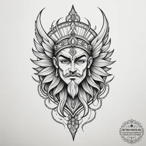 Tattoo design a subtle representation of a "g... - эскиз тату (№1754724794_0, 09.08.2025 07:33) — tattoo-photo.ru