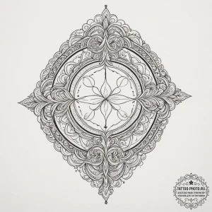 Tattoo design a flowing river of light connec... - эскиз тату (№1754728728_0, 09.08.2025 08:38) — tattoo-photo.ru