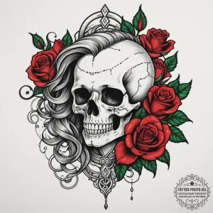 Banshee, tattoo line art, soft whip shading,... - эскиз тату (№1754729712_0, 09.08.2025 08:55) — tattoo-photo.ru