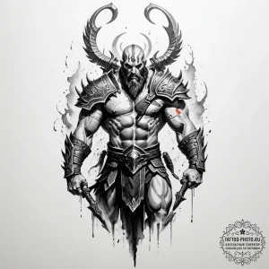 Tattoo design an abstract representation of a... - эскиз тату (№1754730501_0, 09.08.2025 09:08) — tattoo-photo.ru