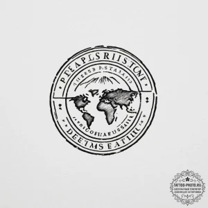 Tattoo design a passport stamp of a significa... - эскиз тату (№1754732080_0, 09.08.2025 09:34) — tattoo-photo.ru