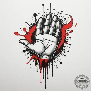 Tattoo sketch a glowing 'esc' key escaping fr... - эскиз тату (№1754734272_0, 09.08.2025 10:11) — tattoo-photo.ru