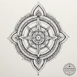 143. tattoo sketch: "potok" rune as a path of... - эскиз тату (№1754742987_0, 09.08.2025 12:36) — tattoo-photo.ru