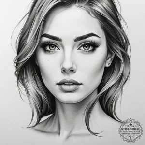 Tattoo design a confident woman's eye, with l... - эскиз тату (№1754744979_0, 09.08.2025 13:09) — tattoo-photo.ru
