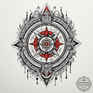 Tattoo design a detailed, strong-looking vaul... - эскиз тату (№1754745380_0, 09.08.2025 13:16) — tattoo-photo.ru