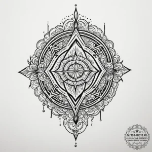 Tattoo design an ornate fantasy book with a h... - эскиз тату (№1754748717_0, 09.08.2025 14:11) — tattoo-photo.ru