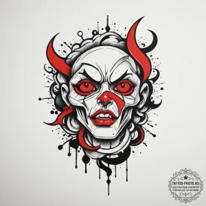 Tricsel, tattoo flash sheet design, on a clea... - эскиз тату (№1754752449_0, 09.08.2025 15:14) — tattoo-photo.ru