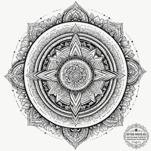 Vinyl record on a turntable, concept art for... - эскиз тату (№1754761266_0, 09.08.2025 17:41) — tattoo-photo.ru
