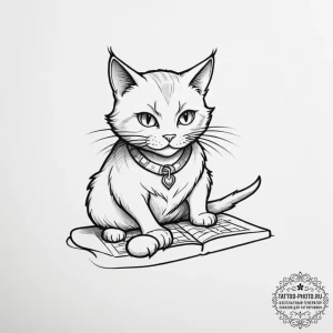 Tattoo sketch a game over screen with a humor... - эскиз тату (№1754762071_0, 09.08.2025 17:54) — tattoo-photo.ru