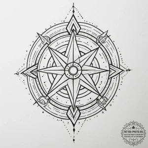 Tattoo design a magical grimoire with a glowi... - эскиз тату (№1754763879_0, 09.08.2025 18:24) — tattoo-photo.ru