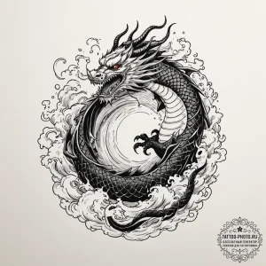 Tattoo sketch an epic battle scene silhouette... - эскиз тату (№1754775515_0, 09.08.2025 21:38) — tattoo-photo.ru