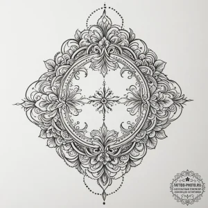 Tattoo design a subtle "connector" element, l... - эскиз тату (№1754776323_0, 09.08.2025 21:52) — tattoo-photo.ru