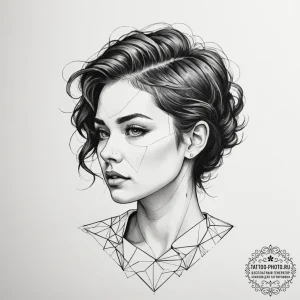 Tattoo sketch an abstract representation of "... - эскиз тату (№1754787693_0, 10.08.2025 01:01) — tattoo-photo.ru