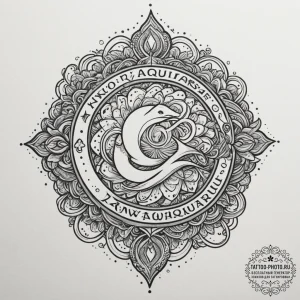 Tattoo sketch "i know" text for aquarius, wit... - эскиз тату (№1754790675_0, 10.08.2025 01:51) — tattoo-photo.ru