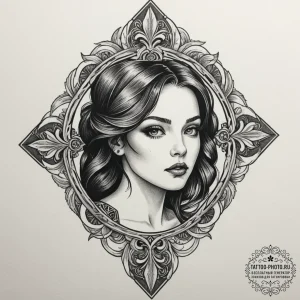 A person developing film in a darkroom, lit b... - эскиз тату (№1754810659_0, 10.08.2025 07:24) — tattoo-photo.ru