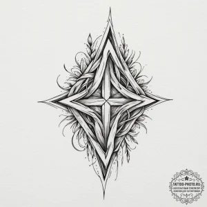 124. tattoo design: a minimalist "lelya" rune... - эскиз тату (№1754815700_0, 10.08.2025 08:48) — tattoo-photo.ru
