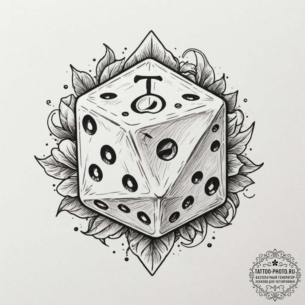 Tattoo sketch a minimalist d6 dice linework.,... - эскиз тату (№1754819388_0, 10.08.2025 09:49) — tattoo-photo.ru