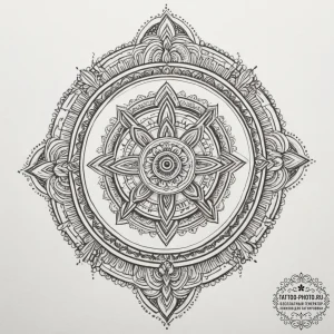 Tattoo sketch a single, ancient key with intr... - эскиз тату (№1754821515_0, 10.08.2025 10:25) — tattoo-photo.ru