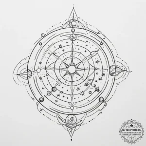 р“сђсѓрїрїр° 13: celestial & cosmic elements... - эскиз тату (№1754824438_0, 10.08.2025 11:13) — tattoo-photo.ru