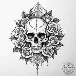 The gom jabbar from dune, tattoo line art, bl... - эскиз тату (№1754841460_0, 10.08.2025 15:57) — tattoo-photo.ru