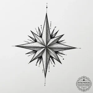 Tattoo sketch a small pixelated star dotwork.... - эскиз тату (№1754844253_0, 10.08.2025 16:44) — tattoo-photo.ru