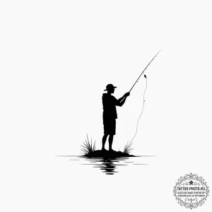 Tattoo design a simple silhouette of a person... - эскиз тату (№1754844453_0, 10.08.2025 16:47) — tattoo-photo.ru