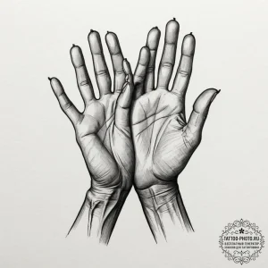 Tattoo design a detailed depiction of callous... - эскиз тату (№1754851654_0, 10.08.2025 18:47) — tattoo-photo.ru
