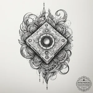Tattoo sketch a stylized joystick with wires... - эскиз тату (№1754854848_0, 10.08.2025 19:40) — tattoo-photo.ru