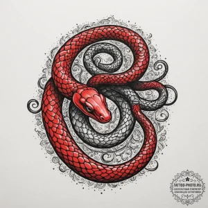 Cobra, tattoo flash sheet design, on a clean... - эскиз тату (№1754856639_0, 10.08.2025 20:10) — tattoo-photo.ru
