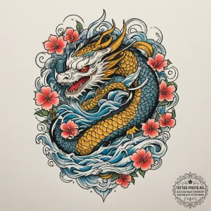 An old, leather-bound grimoire, tattoo flash... - эскиз тату (№1754858833_0, 10.08.2025 20:47) — tattoo-photo.ru