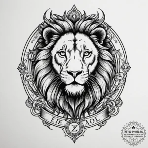 Tattoo design a zodiac animal depicted as a s... - эскиз тату (№1754863646_0, 10.08.2025 22:07) — tattoo-photo.ru