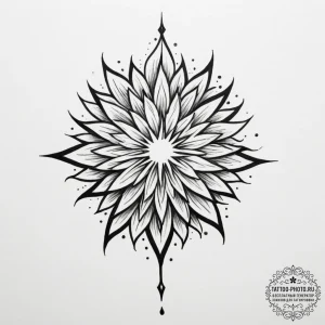 Tattoo sketch a subtle light source radiating... - эскиз тату (№1754868874_0, 10.08.2025 23:34) — tattoo-photo.ru