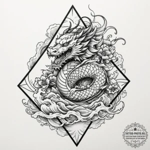 Tattoo sketch a solid, ancient pyramid, for e... - эскиз тату (№1754940223_0, 11.08.2025 19:23) — tattoo-photo.ru