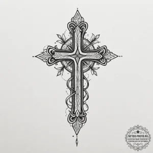 Tattoo design a word in a specific font, chos... - эскиз тату (№1754941607_0, 11.08.2025 19:46) — tattoo-photo.ru