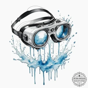 Tattoo sketch an abstract representation of v... - эскиз тату (№1754945822_0, 11.08.2025 20:57) — tattoo-photo.ru