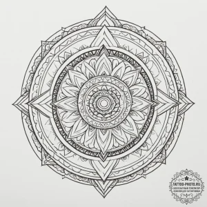 The weyland-yutani logo, artistic tattoo sket... - эскиз тату (№1754953211_0, 11.08.2025 23:00) — tattoo-photo.ru