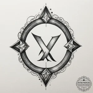 54. tattoo sketch: a rune appearing as if mag... - эскиз тату (№1754953619_0, 11.08.2025 23:06) — tattoo-photo.ru