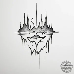 Tattoo sketch a subtle soundwave of a loved o... - эскиз тату (№1754954622_0, 11.08.2025 23:23) — tattoo-photo.ru