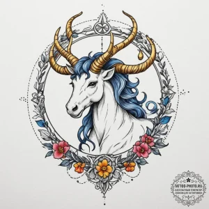 Sagittarius (zodiac sign), tattoo flash sheet... - эскиз тату (№1754954817_0, 11.08.2025 23:26) — tattoo-photo.ru