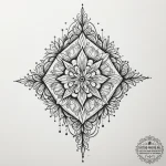 Tattoo design: a stylized representation of w… — эскиз тату (№1754962636_0, 12.08.2025 01:37) — tattoo-photo.ru