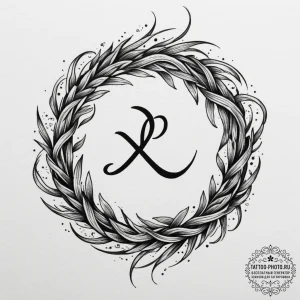 50. tattoo sketch: a rune subtly integrated i... - эскиз тату (№1754962841_0, 12.08.2025 01:40) — tattoo-photo.ru