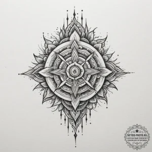 Tattoo design a texture of hardened concrete... - эскиз тату (№1754966251_0, 12.08.2025 02:37) — tattoo-photo.ru