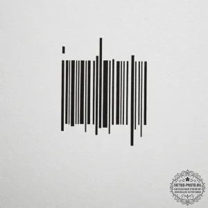 Barcode - эскиз тату (№1754972260_0, 12.08.2025 04:17) — tattoo-photo.ru