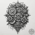 Tattoo design a classic joystick handle with… — эскиз тату (№1754973063_0, 12.08.2025 04:31) — tattoo-photo.ru